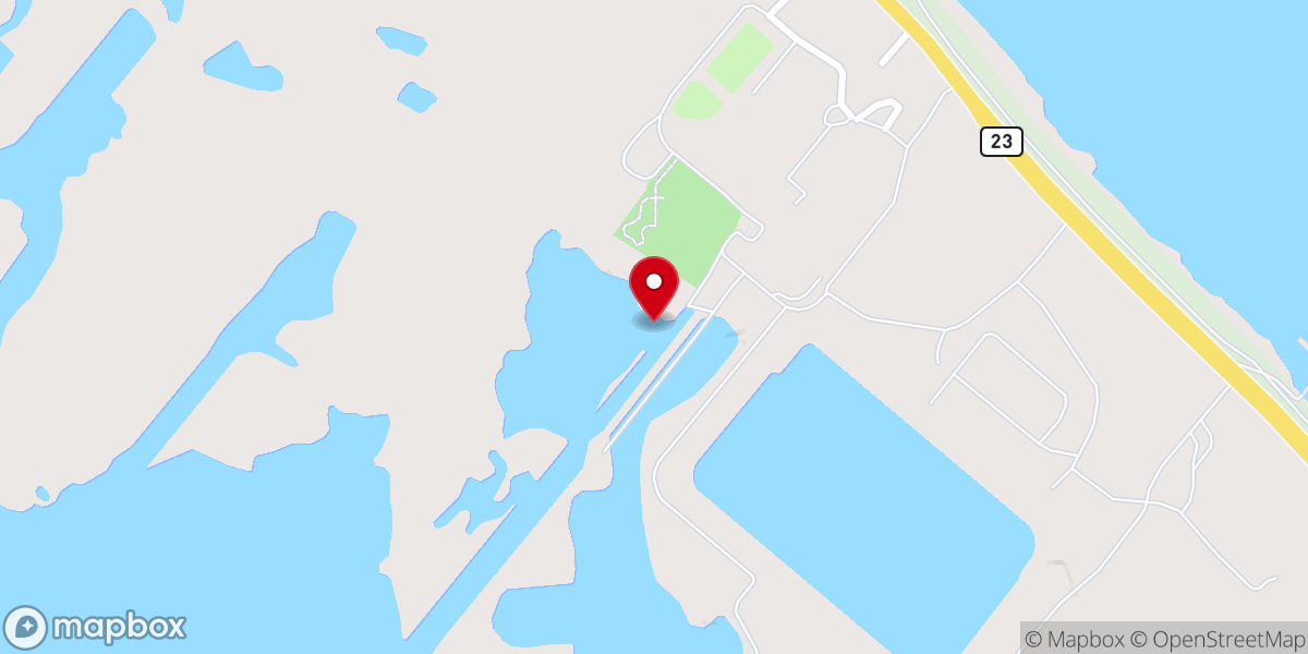 Map showing location of Port Sulphur Civic Drive Fishing Pier