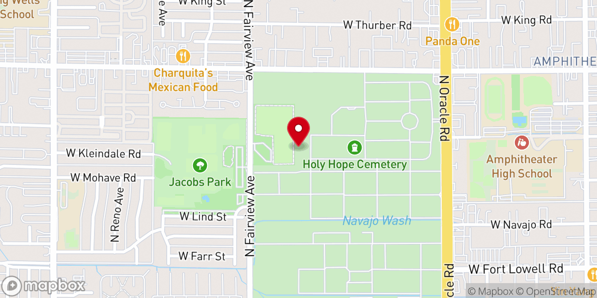 Map showing location of Pima Monthly Meeting Holding Corporation