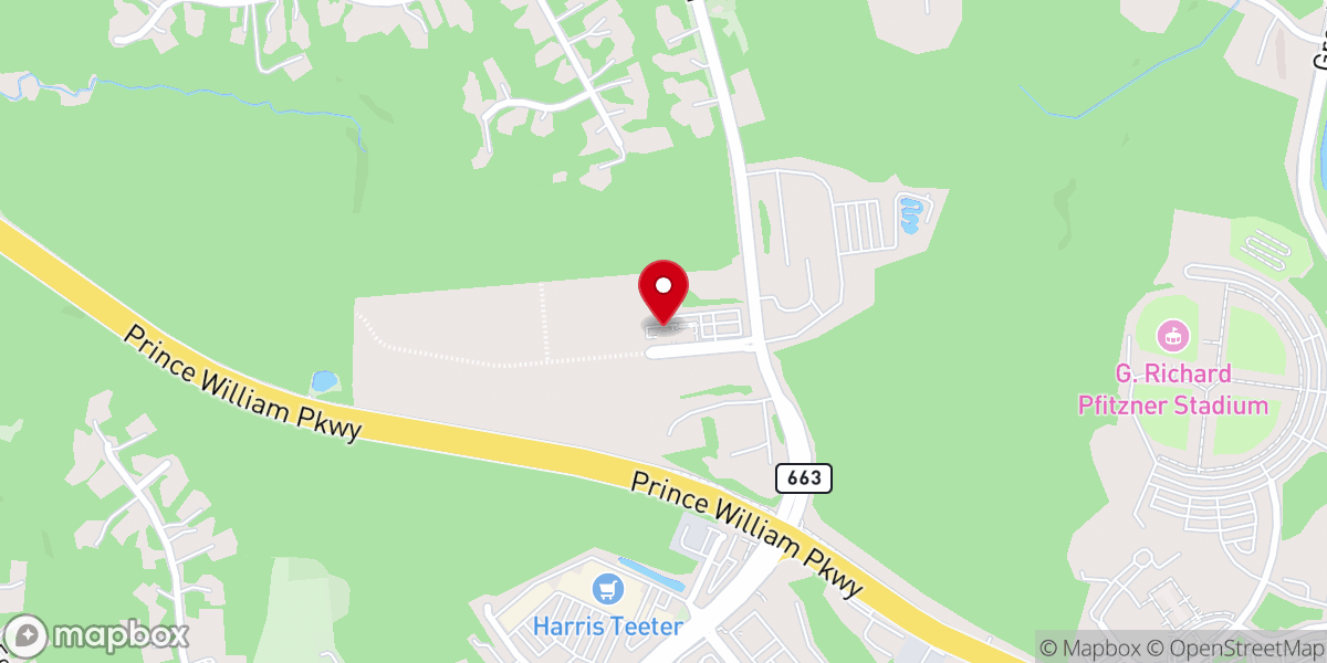 Map showing location of Real Life Church