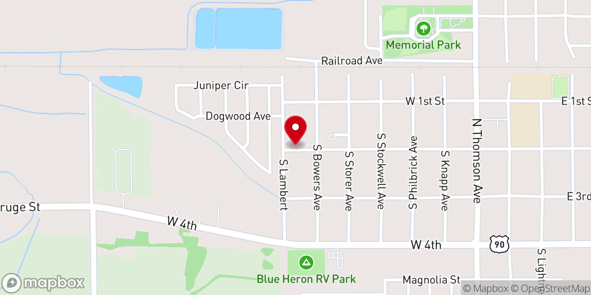 Map showing location of Zion Travelers Missionary Baptist Church - Food Distribution Center