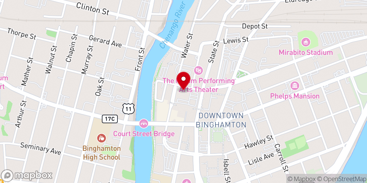 Map showing location of Christ's Episcopal Church - Food Distribution Center