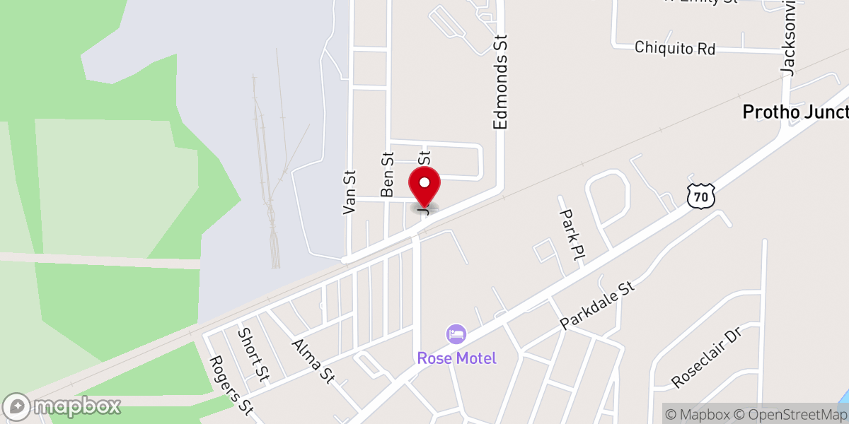 Map showing location of Saint Matthews Temple Church of God in Christ