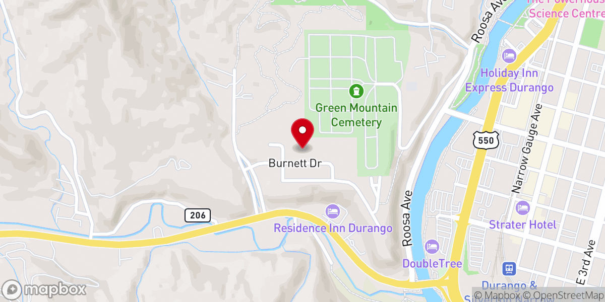 Map showing location of Region 9 Economic Development District of SW Colorado Inc