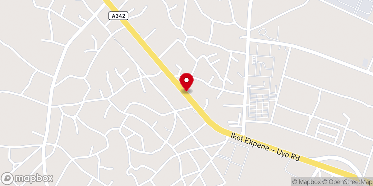 Map showing location of CELESTIAL CHURCH OF CHRIST (UNITY PARISH) UYO II