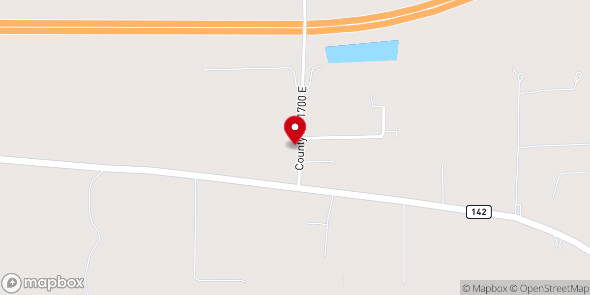 Map showing location of Howard Chapel
