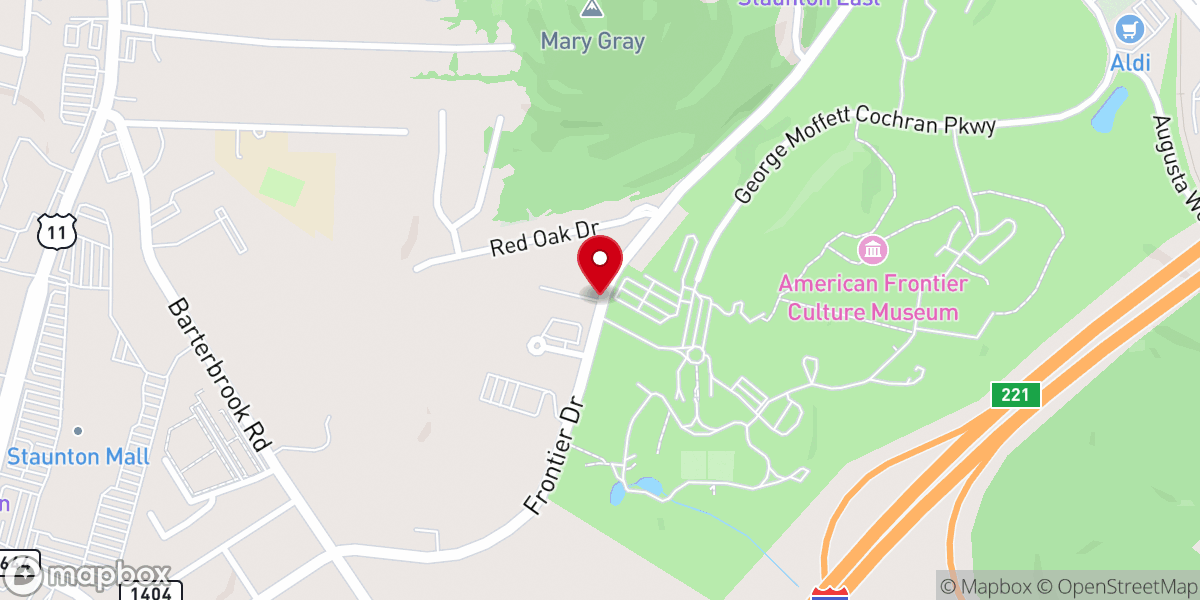 Map showing location of Holy Cross Presbyterian Church