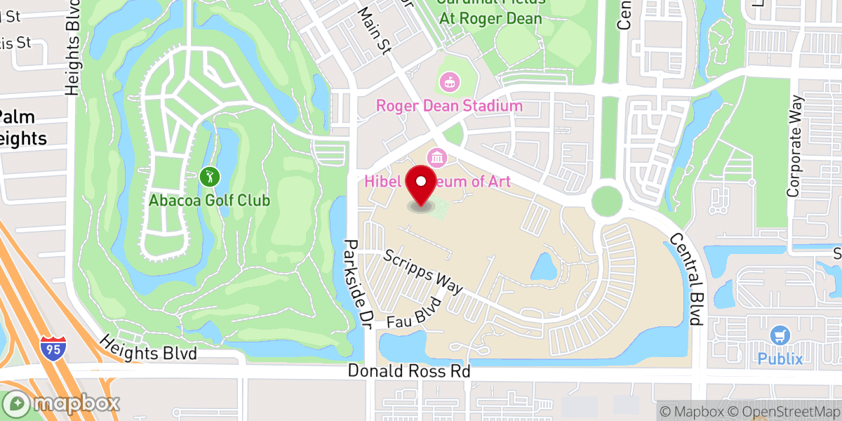 Map showing location of Bethlehem Baptist Church Jupiter,FL