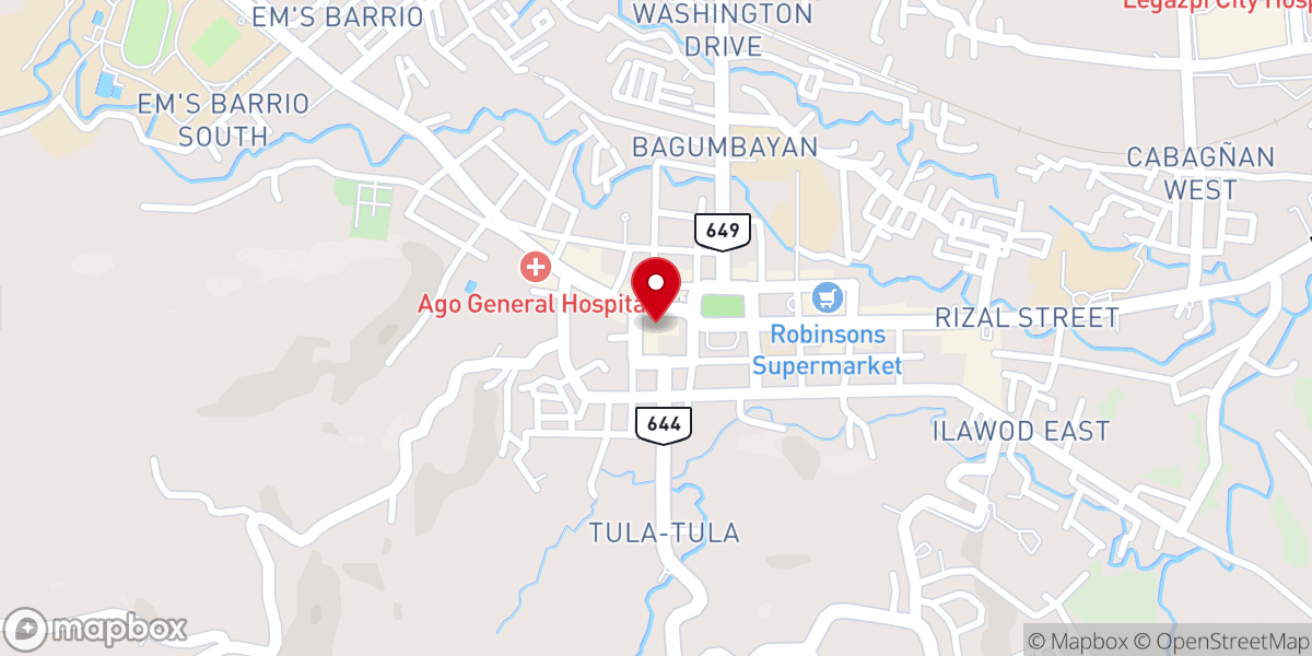 Map showing location of St. Gregory the Great Cathedral (Catedral de San Gregorio Magno)