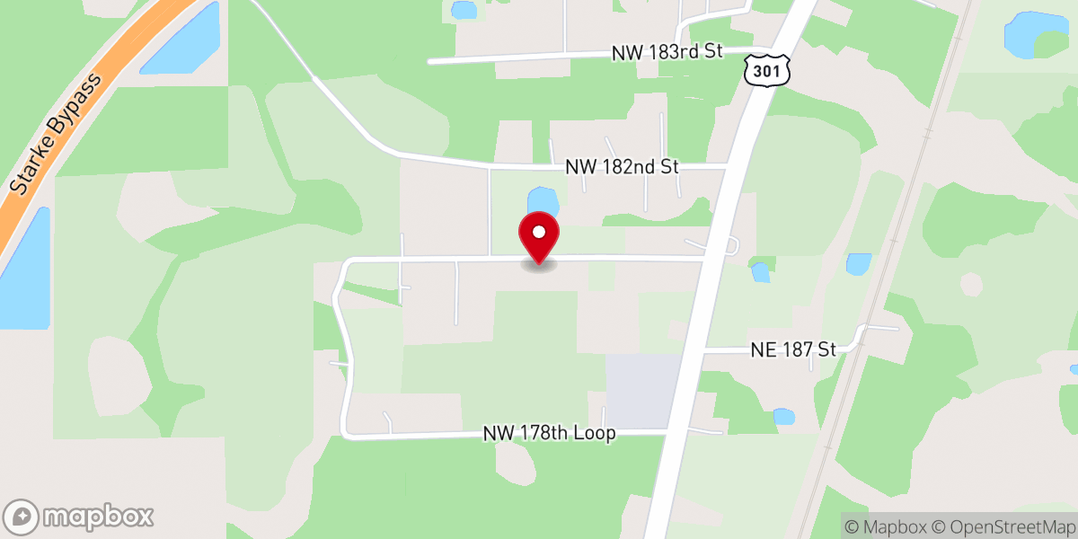 Map showing location of Safe Harbor Congressional Church