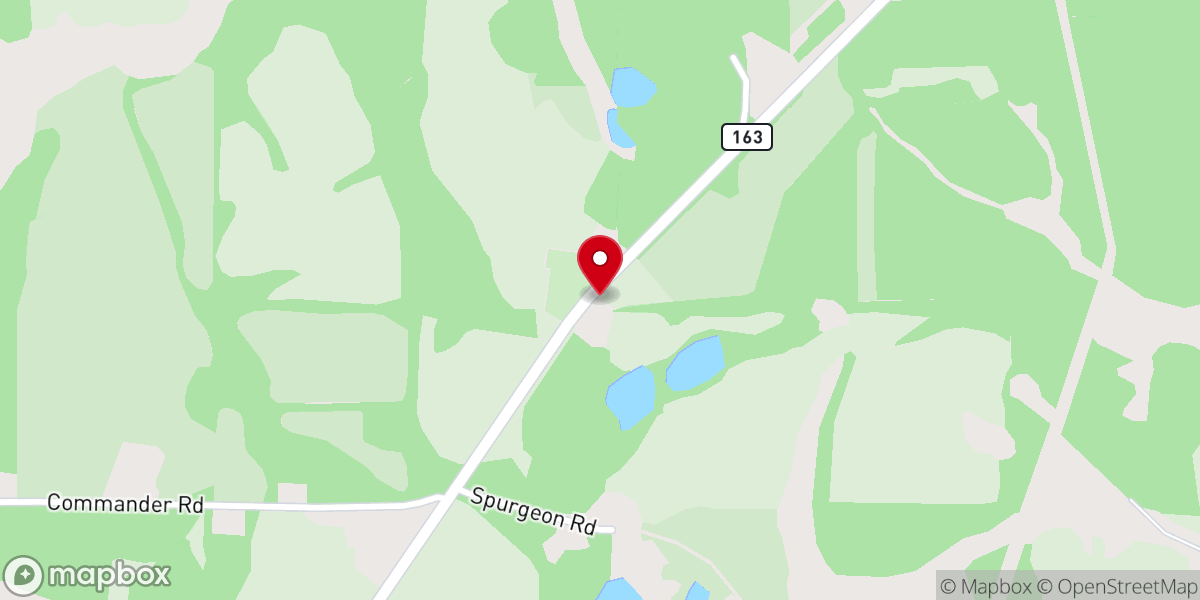 Map showing location of Poplar Head Church