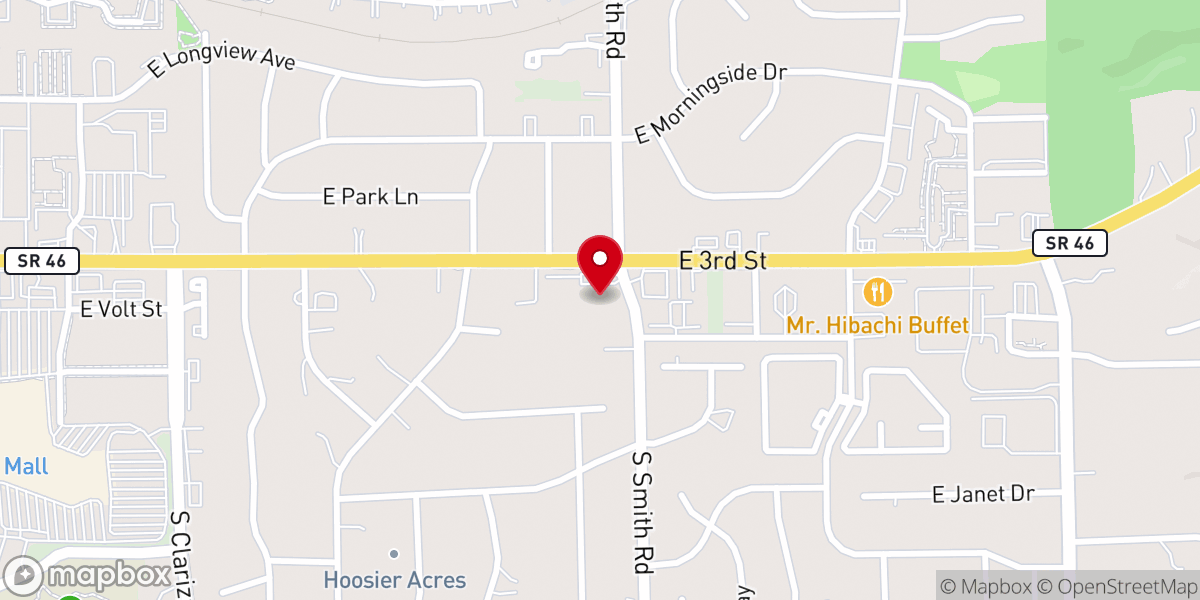 Map showing location of St Thomas Lutheran Church