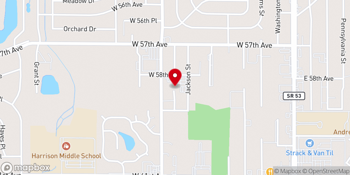 Map showing location of S.S. Peter & Paul Catholic Church