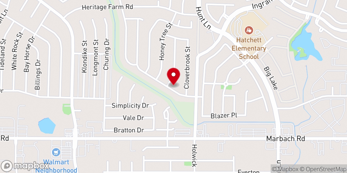 Map showing location of Fellowship Believers Community Church