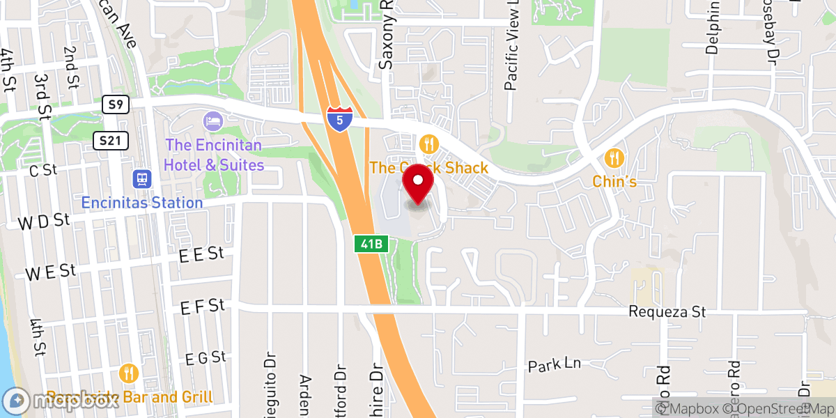 Map showing location of San Dieguito United Methodist Church