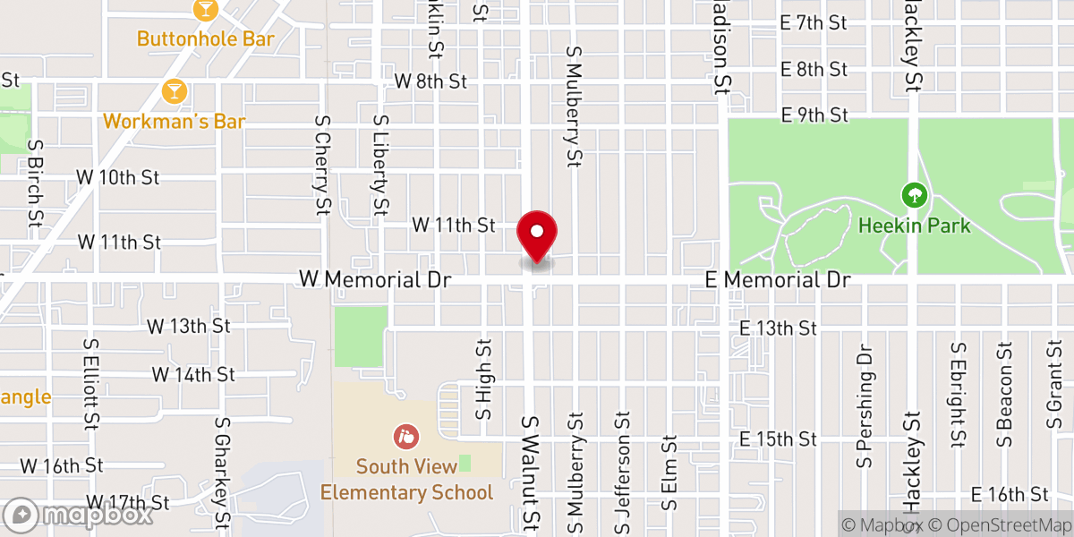 Map showing location of The Light of The World Church