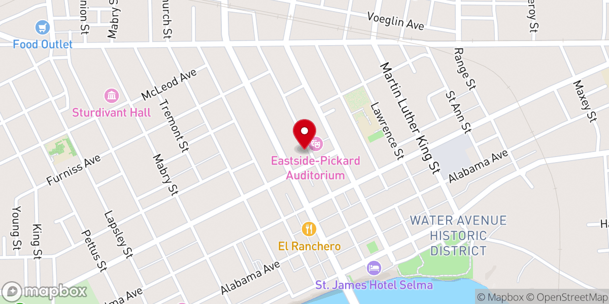 Map showing location of Our Lady Queen of Peace Catholic Church