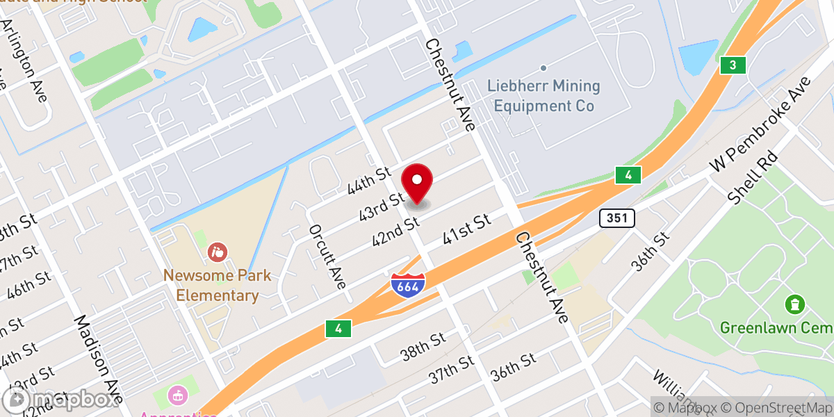 Map showing location of Full Gospel Deliverance Church