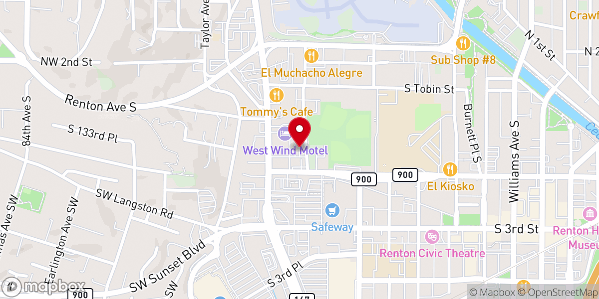 Map showing location of Love Fellowship Church