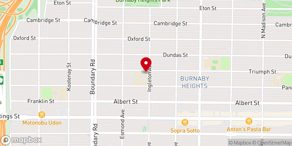 Map showing location of St. Helen's Parish