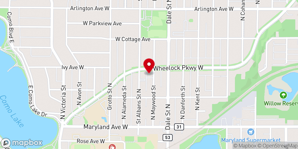 Map showing location of Free Grace United Church