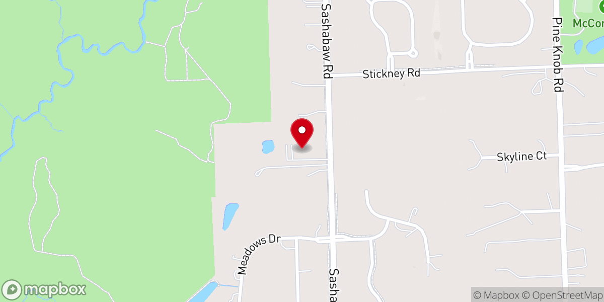 Map showing location of New Hope of Clarkston