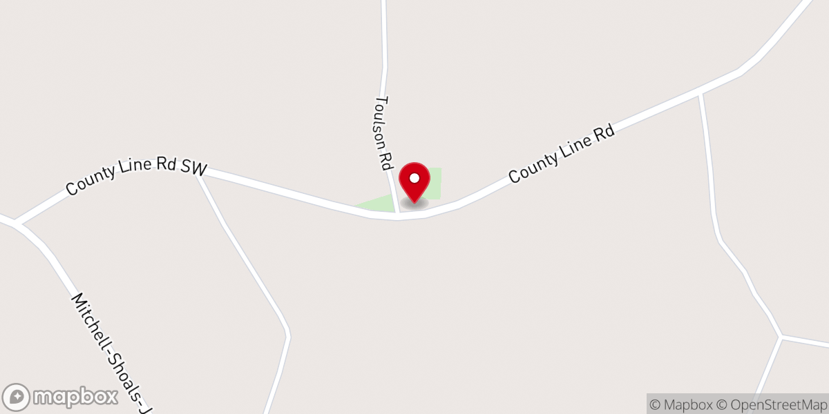 Map showing location of Fellowship Missionary Baptist Church