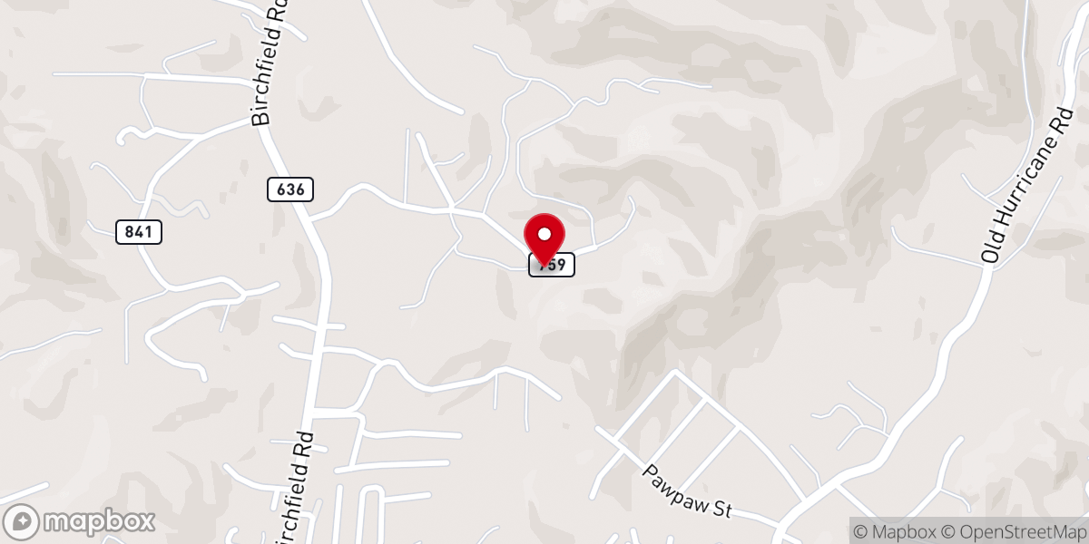 Map showing location of Calvary Chapel