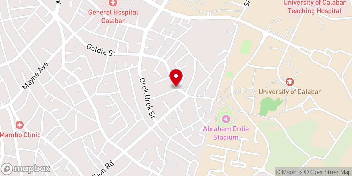 Map showing location of Channel Of Blessing Christian Church International