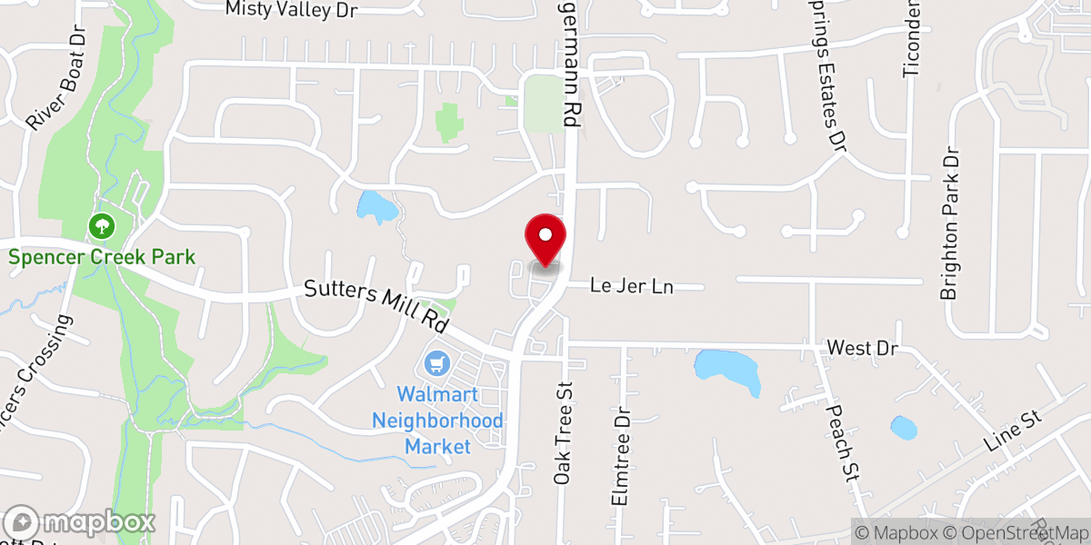 Map showing location of St. Peters Central Church of Christ