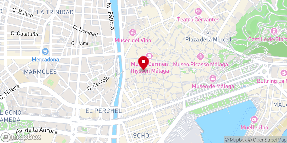 Map showing location of Iglesia de San Juan