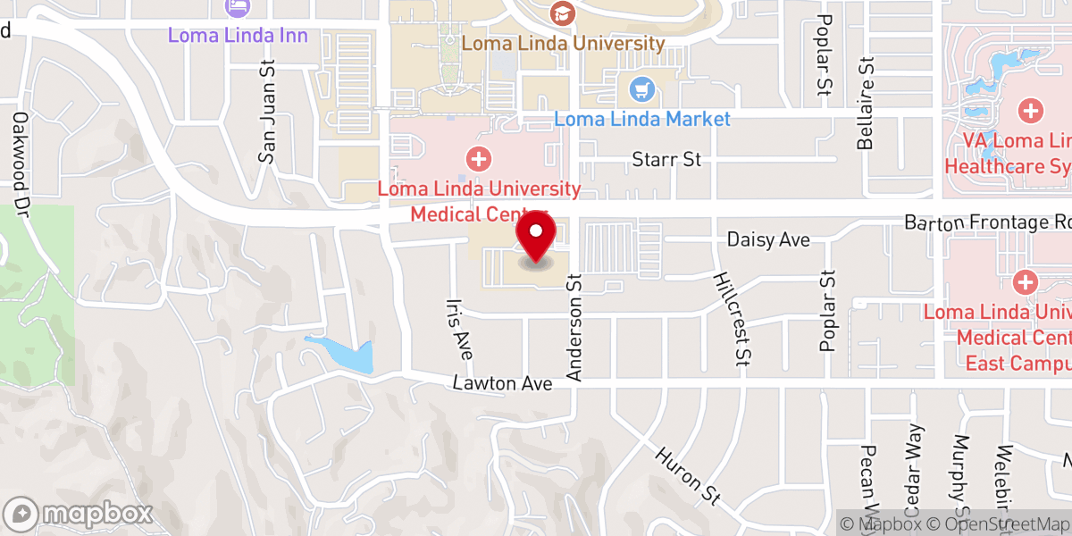 Map showing location of Dr. Christopher A. Church, MD