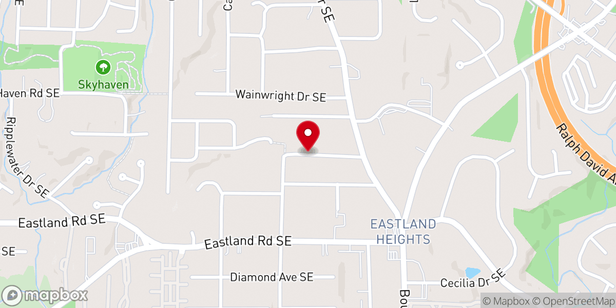 Map showing location of The Church of God for All Nations