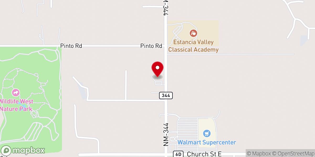 Map showing location of Woods End Church