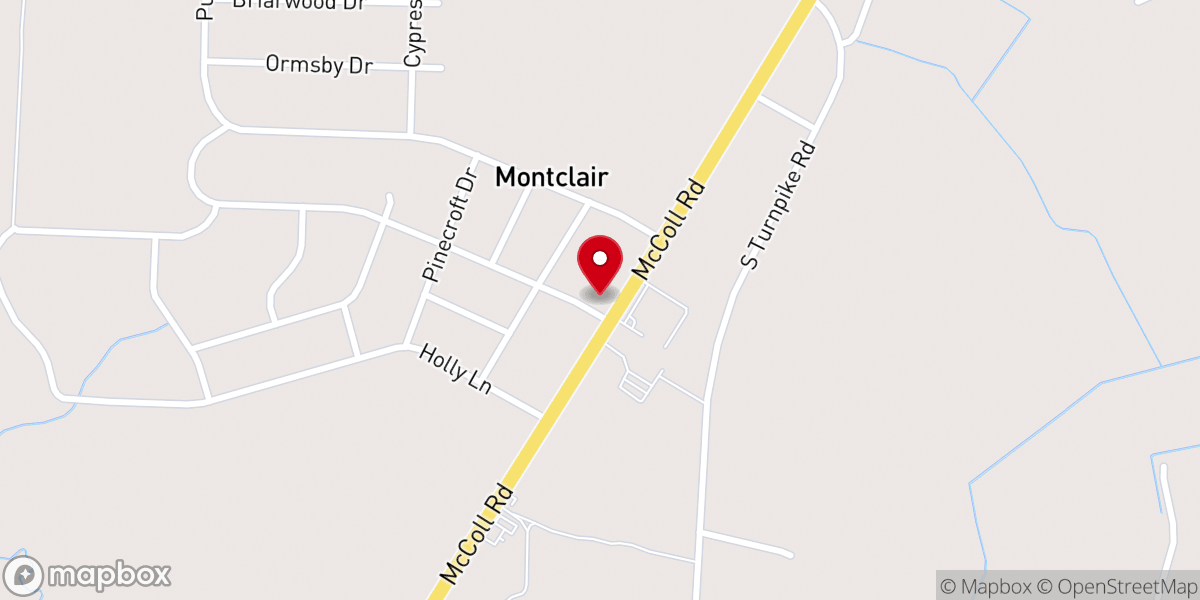 Map showing location of Chosen House of Deliverance