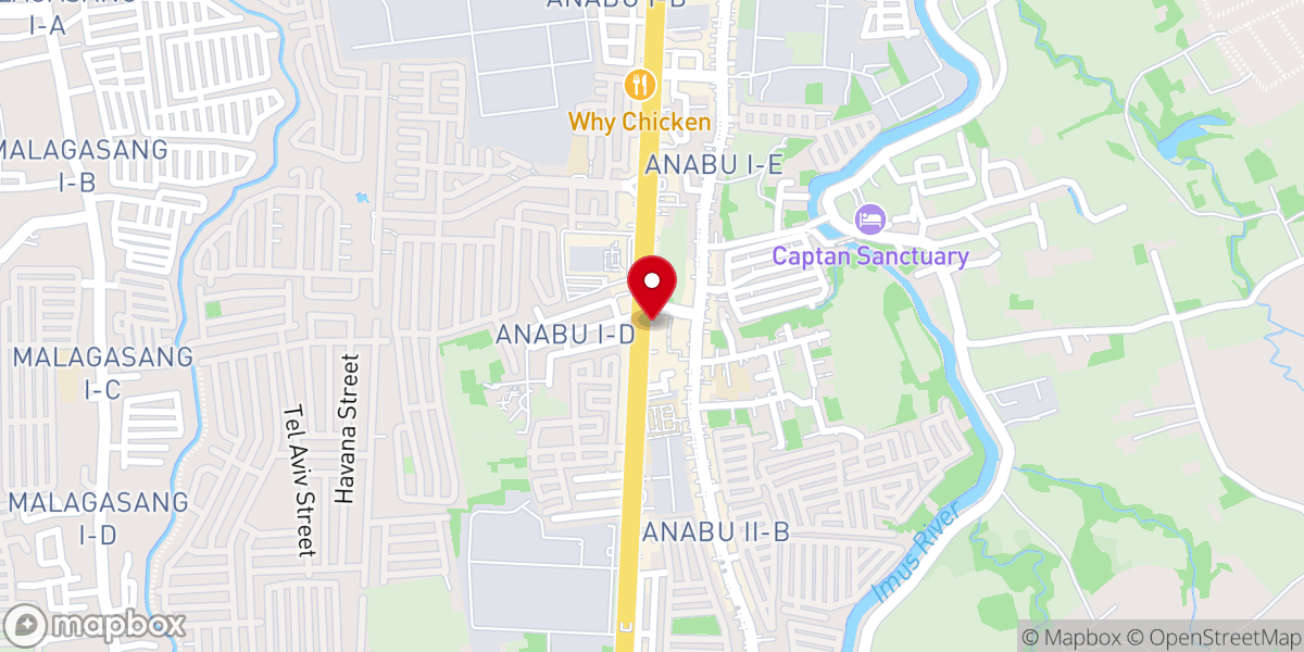 Map showing location of United Church of Christ in the Philippines - Anabu