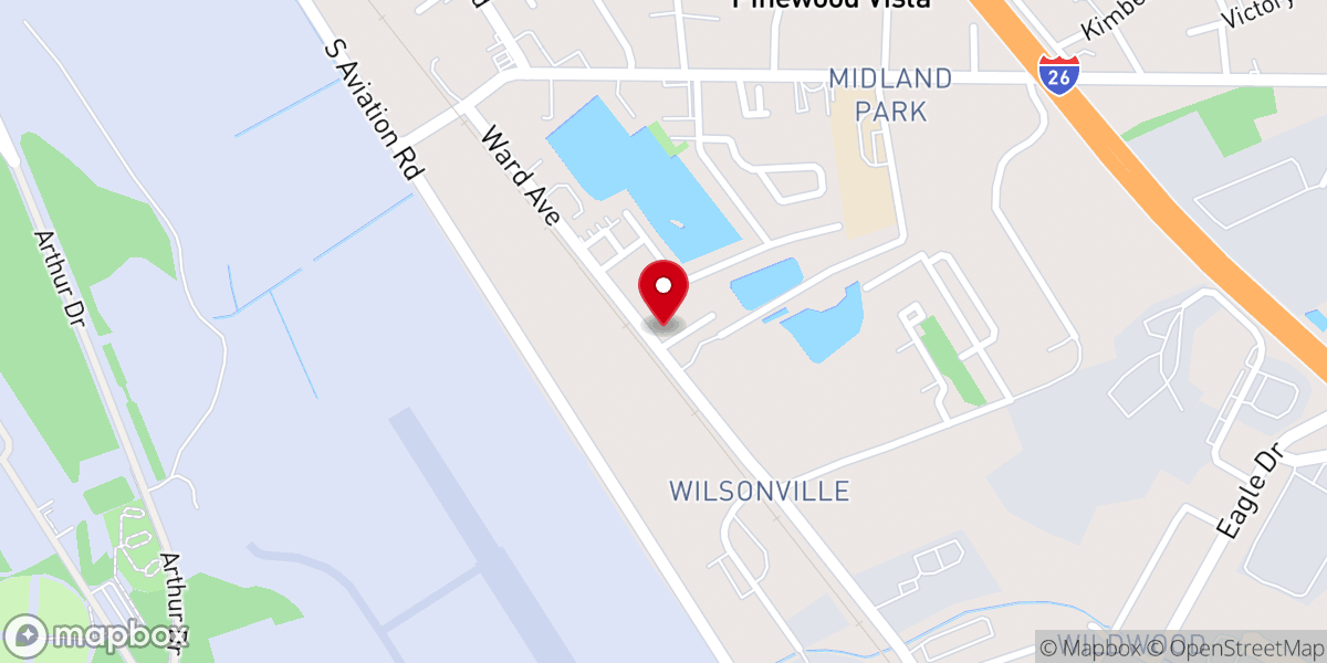 Map showing location of Lovely Mountain Baptist Church