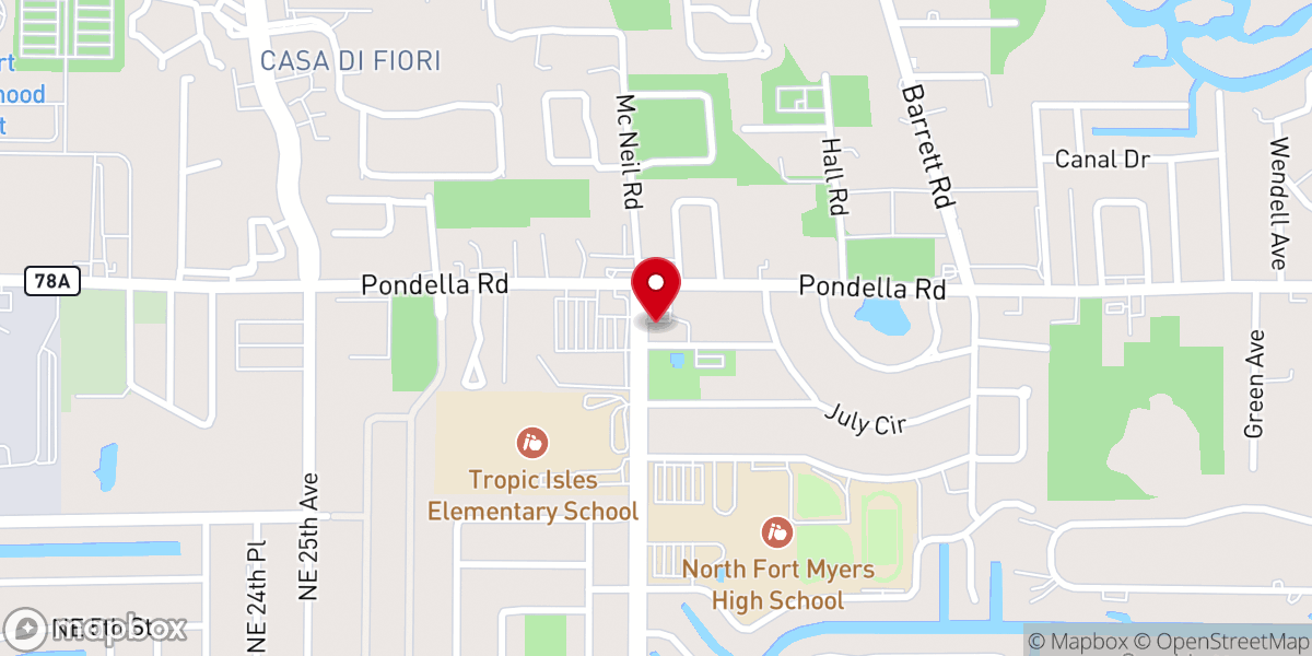 Map showing location of Iglesia Casa de Dios puerta al cielo