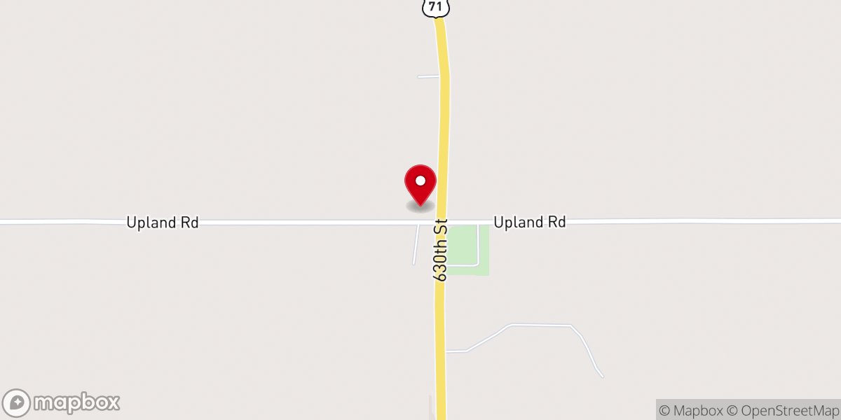Map showing location of St John's United Church-Christ