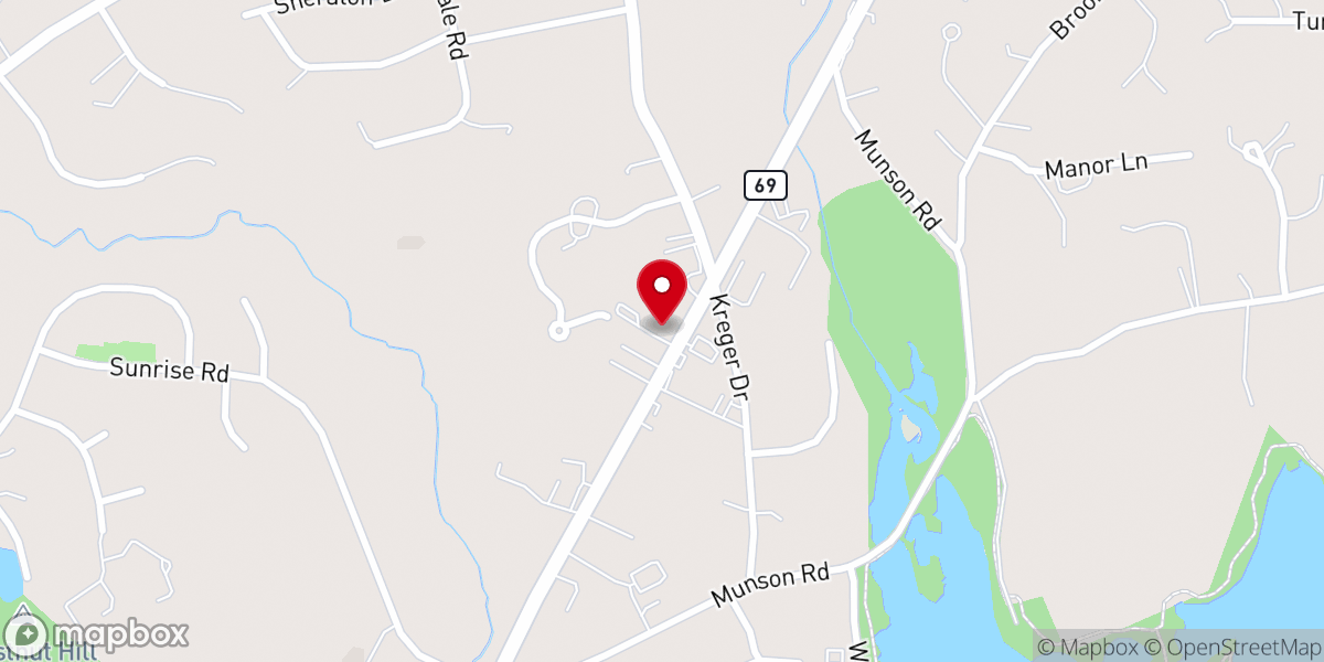 Map showing location of Wolcott Christian Life Center
