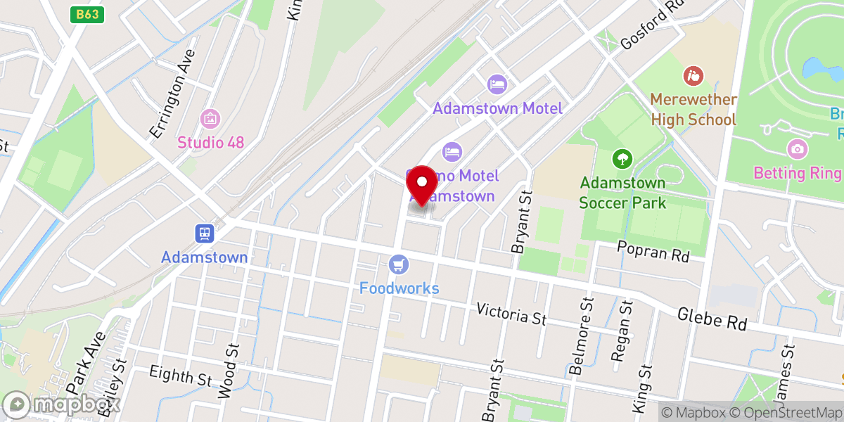 Map showing location of Saint Stephen's Anglican Church