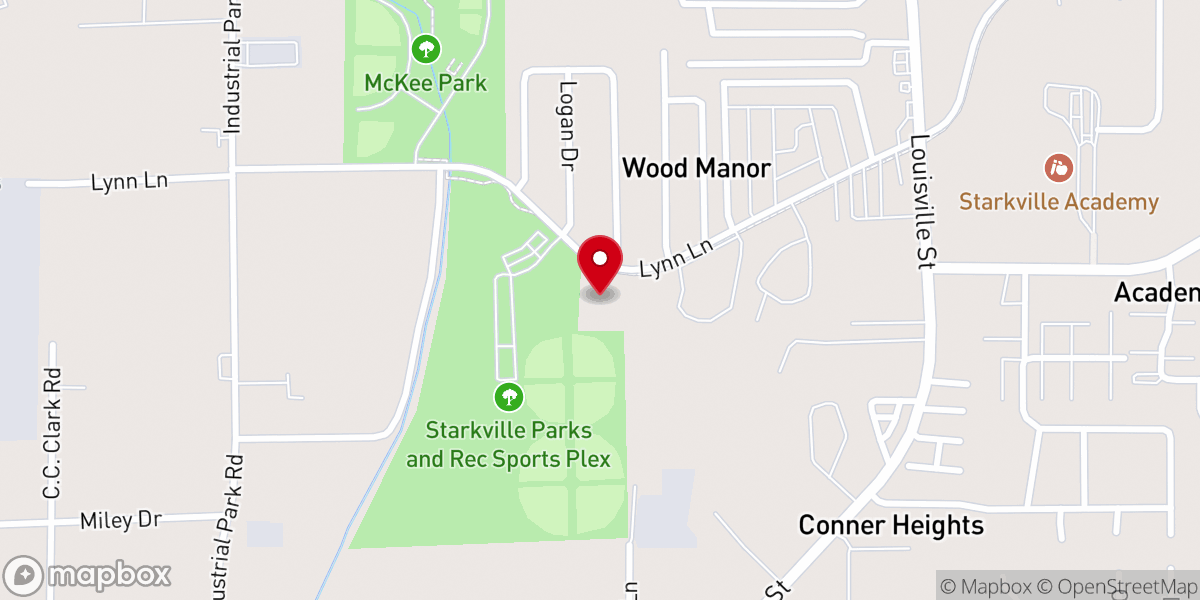 Map showing location of Wesley Community Church