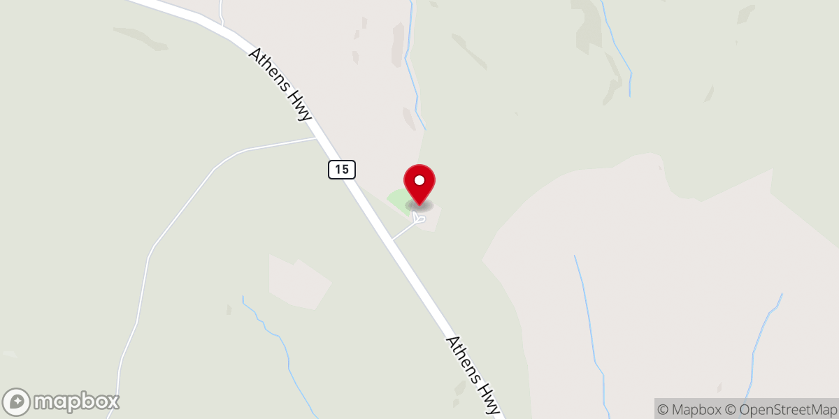 Map showing location of Mt Zion Baptist Church