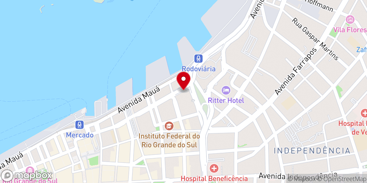 Map showing location of Igreja Universal do Reino de Deus