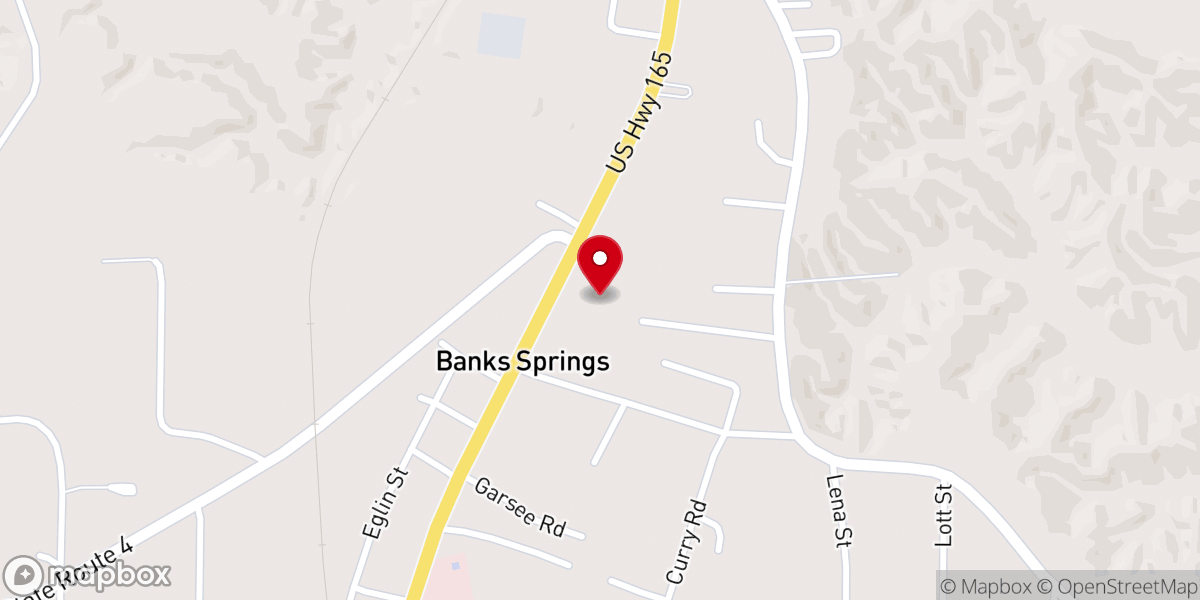 Map showing location of Brookshire's