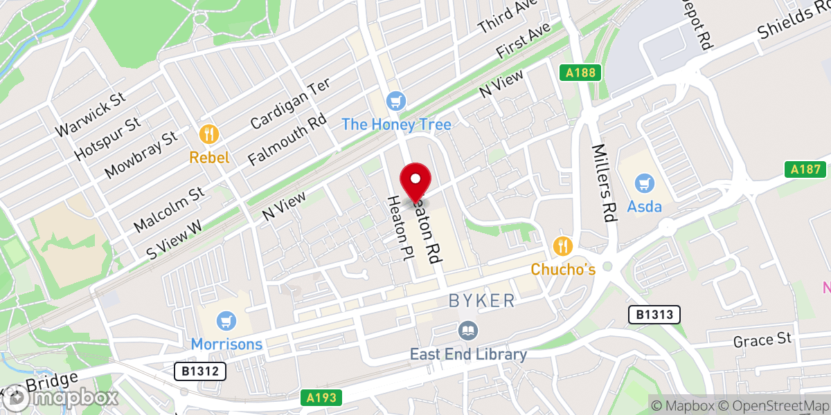 Map showing location of The Prominent Church