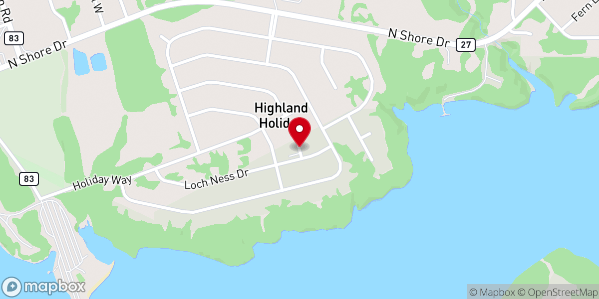 Map showing location of Christian Assembly Church