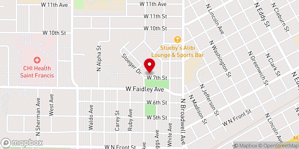 Map showing location of Heartland Springs Next Generation Center