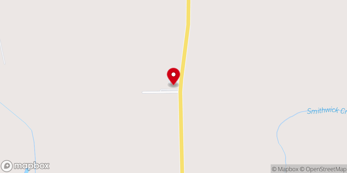 Map showing location of Macedonia Christian Church