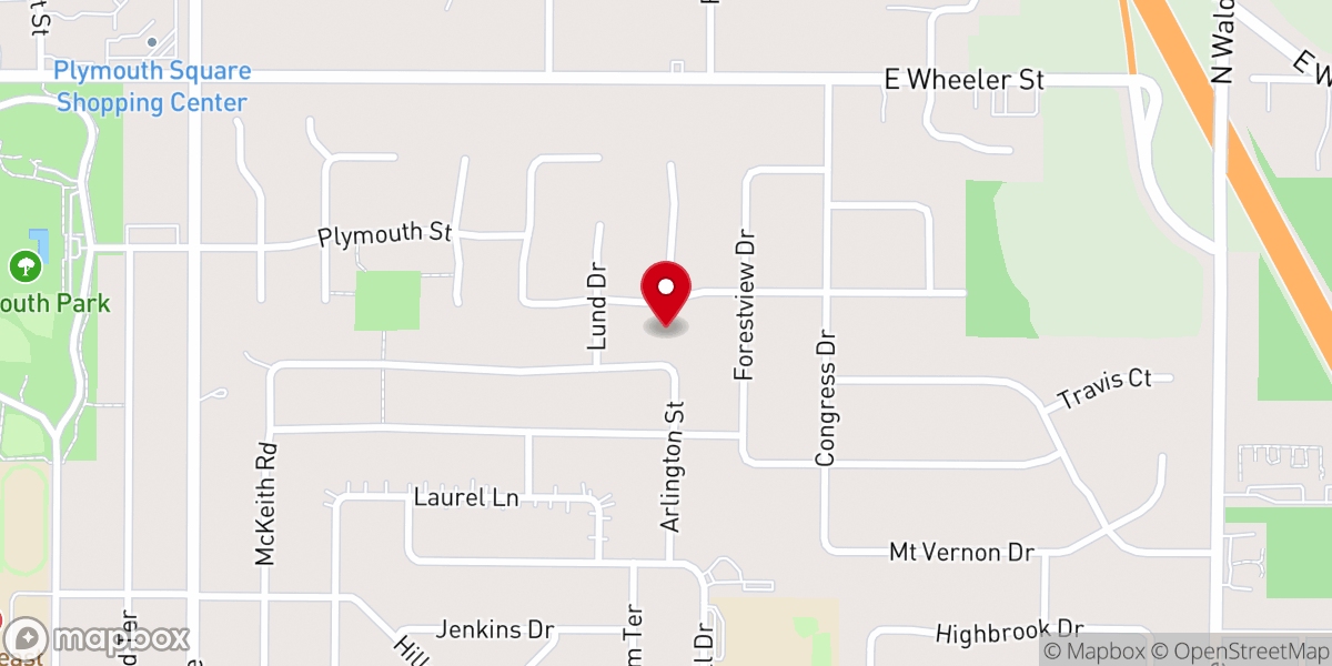 Map showing location of Search for the Trust Ministries