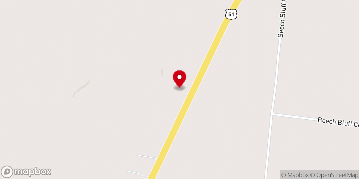 Map showing location of Tabernacle of Praise